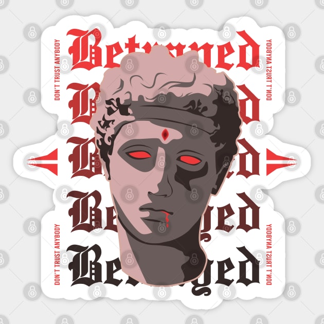 Betrayed Sticker by medabdallahh8